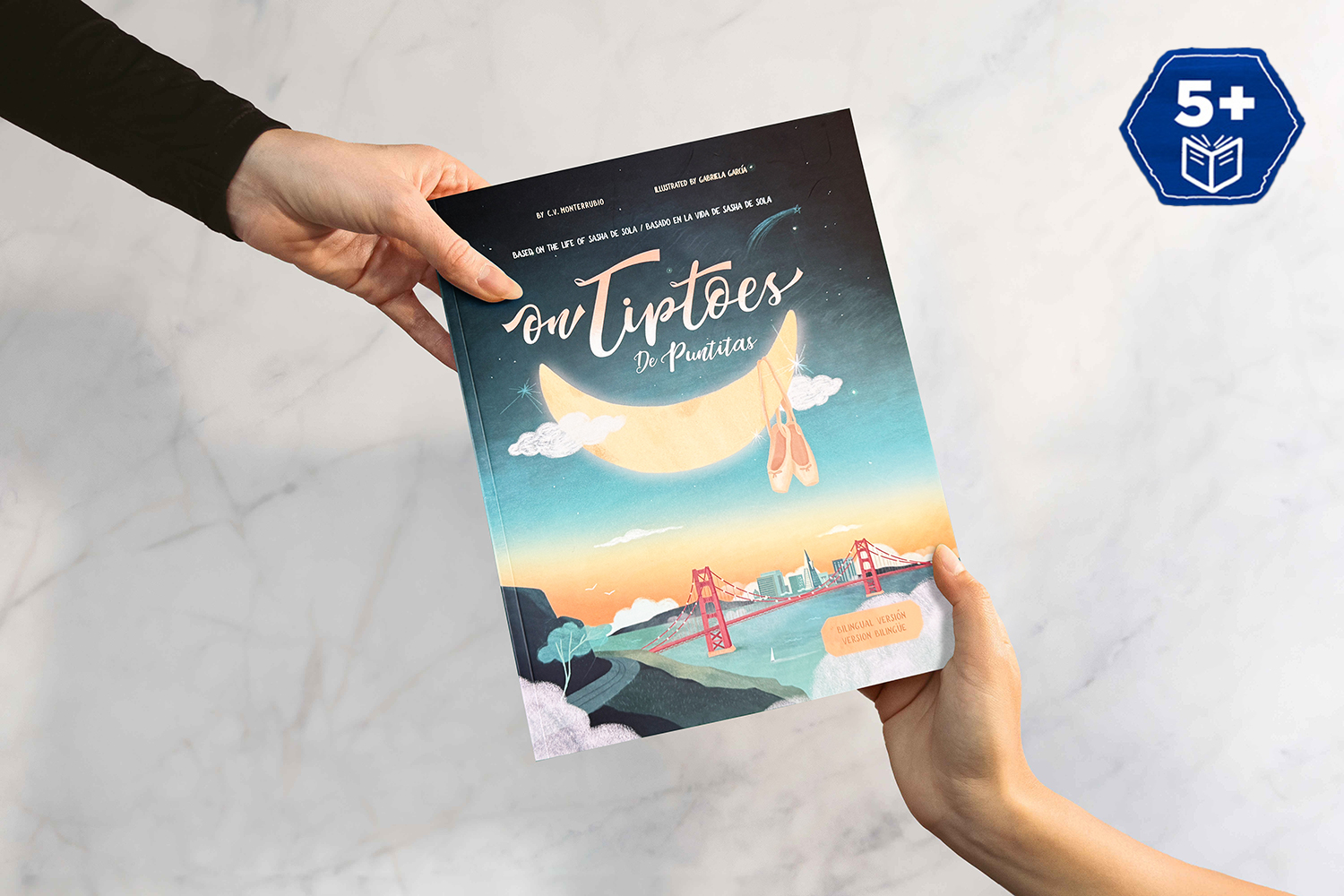 On Tiptoes Libro para Donativos